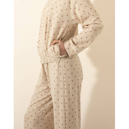 Ensemble Homewear PLEINELUNE 326 Beige | Le Chat