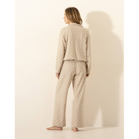 Ensemble Homewear PLEINELUNE 326 Beige | Le Chat