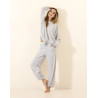 Velour sweat set PSYCHE Marl Grey
