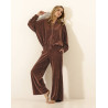 Ensemble velours PSYCHE Chocolat
