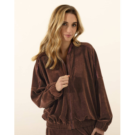 Velour Set PSYCHE 326 Chocolate | Le Chat