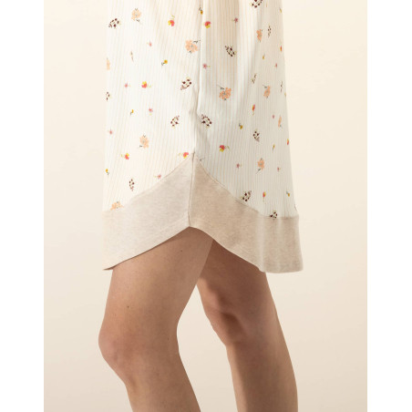 Cotton nightdress SONGE Beige