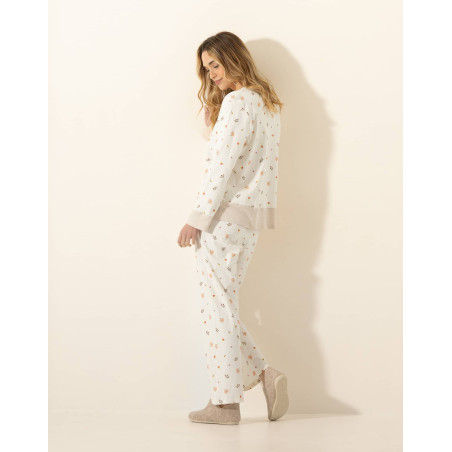 Pyjama en coton SONGE Beige