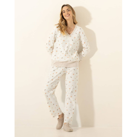Cotton pyjamas SONGE Beige