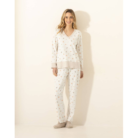Pyjama en coton SONGE Beige