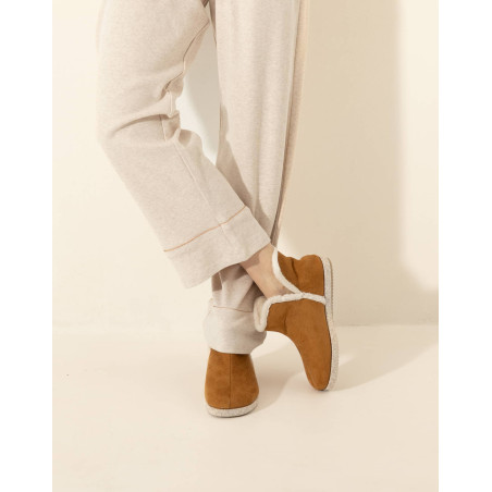 Pyjama en coton SONGE Beige Chine