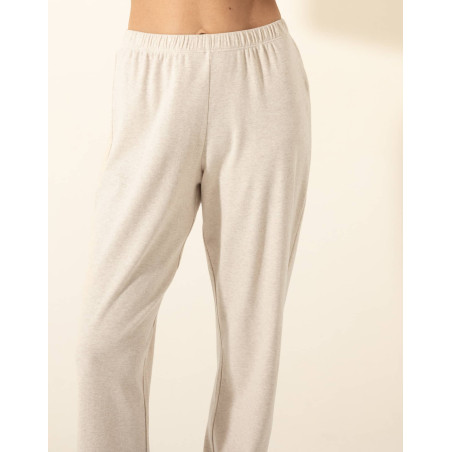 Pyjama en coton SONGE Beige Chine