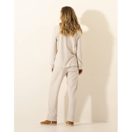 Cotton pyjamas SONGE Marl Beige
