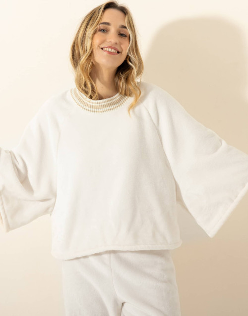 Ensemble Sweat YOGI 322 Ecru | Le Chat