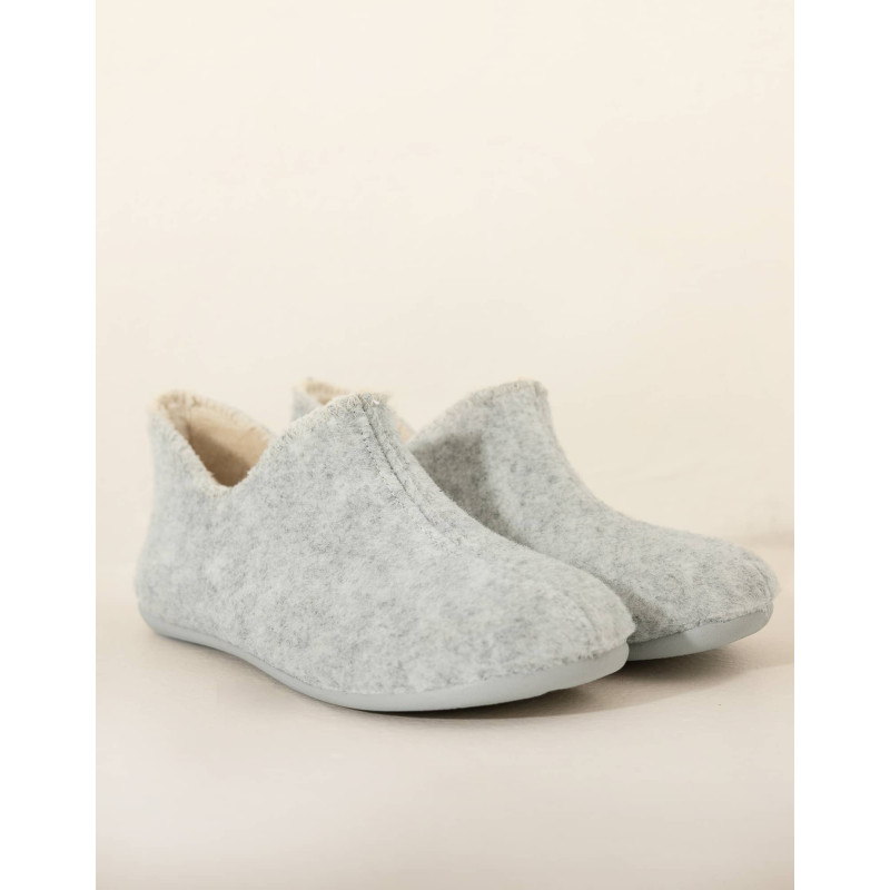 Chaussons en feutre LA SUITE Gris | Le Chat