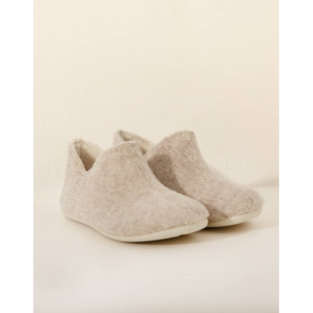 Felt slippers LA SUITE Beige | Le Chat