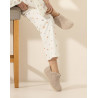 Felt slippers LA SUITE Beige