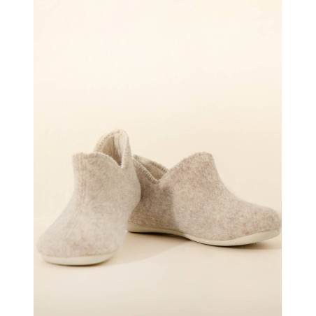 Felt slippers LA SUITE Beige | Le Chat