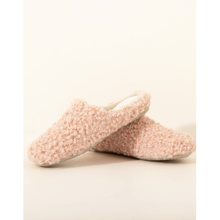 Pink terry mules LA SUITE | Le Chat