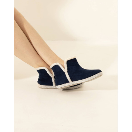 Bottines en suédine LASUITE 396E Marine | Le Chat