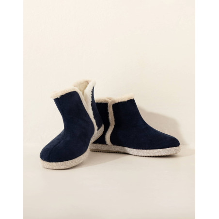 Bottines en suédine LASUITE 396E Marine | Le Chat