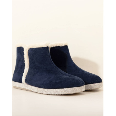Bottines en suédine LASUITE 396E Marine | Le Chat