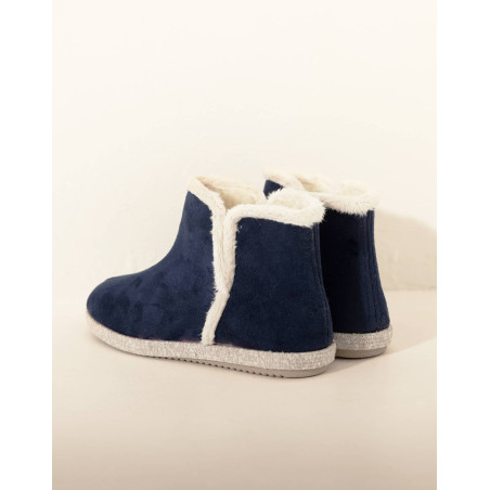 Bottines en suédine LASUITE 396E Marine | Le Chat