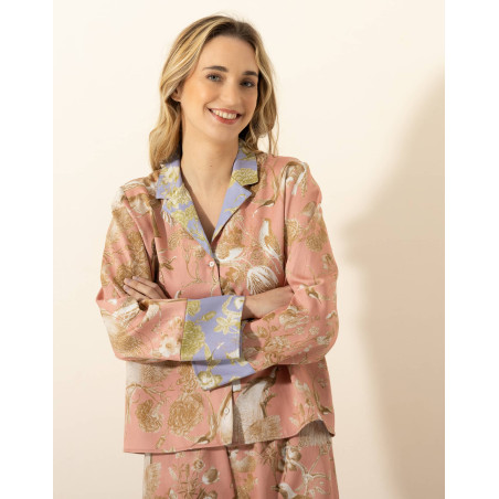 Pyjama en coton LASUITE 306 Multico | Le Chat