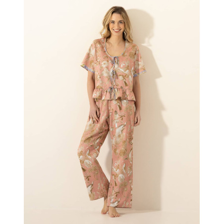 Pyjama en coton LASUITE 316 Multico | Le Chat