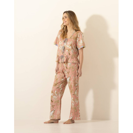 Pyjama en coton LASUITE 316 Multico | Le Chat
