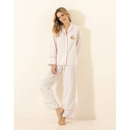 Cotton pyjamas LASUITE 326 Pink | Le Chat