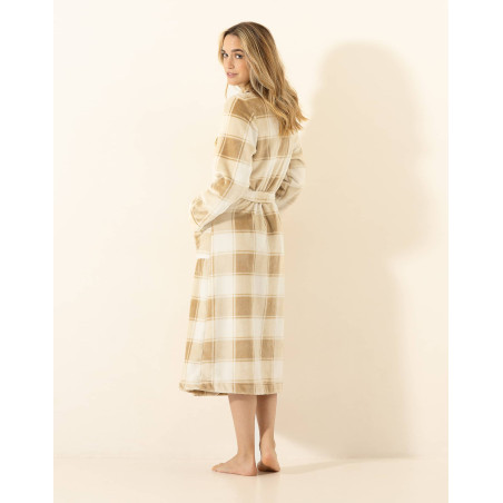 Dressing gown LA SUITE Beige | Le Chat