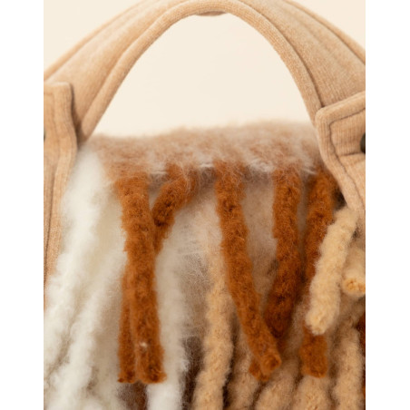 Plaid en acrylique LASUITE 395 Caramel | Le Chat