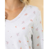 Chemise de nuit en coton SONGE Ciel