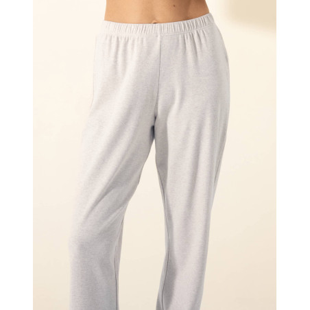 Cotton pyjamas SONGE Marl Grey | Le Chat