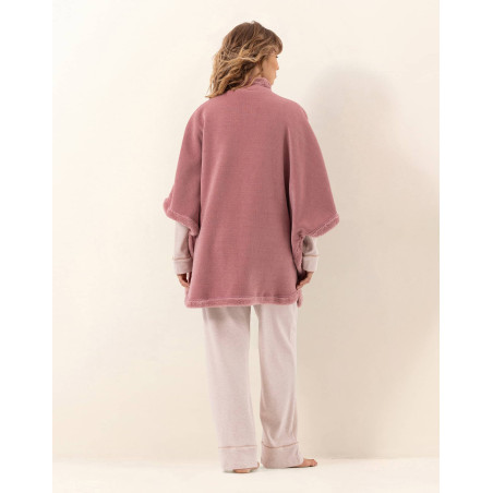 Poncho ASTREE Rose