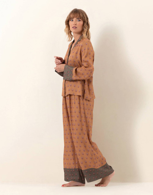 Pyjama boutonné en viscose JAIPUR Dore