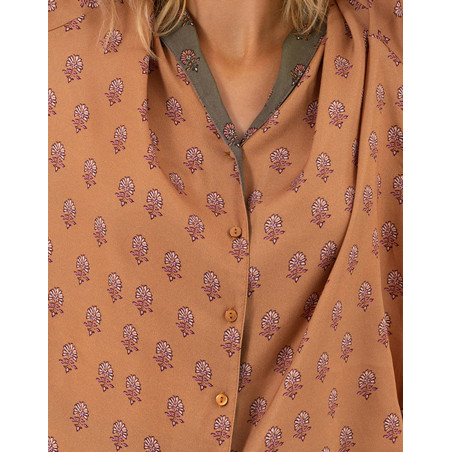 Pyjama boutonné en viscose JAIPUR Dore