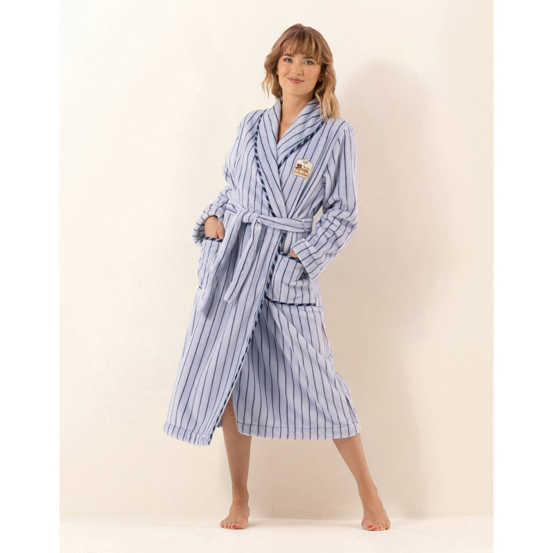 Dressing gown LA SUITE Sky Blue | Le Chat
