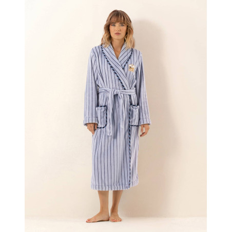 Dressing gown LA SUITE Sky Blue | Le Chat