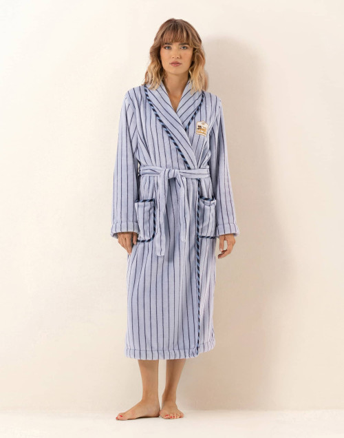 Dressing gown LA SUITE Sky Blue