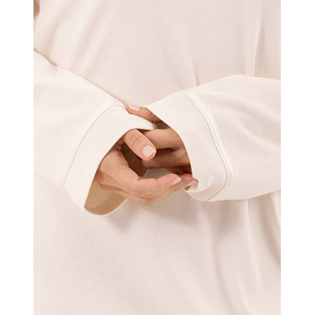 Viscose nightdress PHILO Ecru