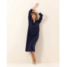 Chemise de nuit en coton PHILO Marine
