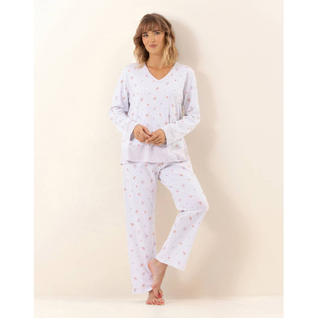 Cotton pyjamas SONGE Sky Blue