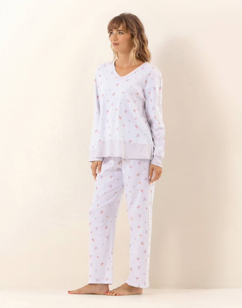 Cotton pyjamas SONGE Sky Blue