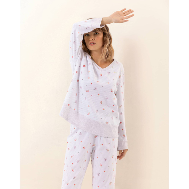 Pyjama en coton SONGE Ciel
