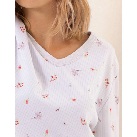 Pyjama en coton SONGE Ciel