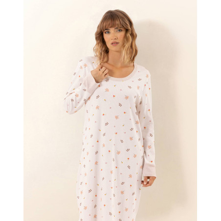 Cotton nightdress SONGE 311 Beige