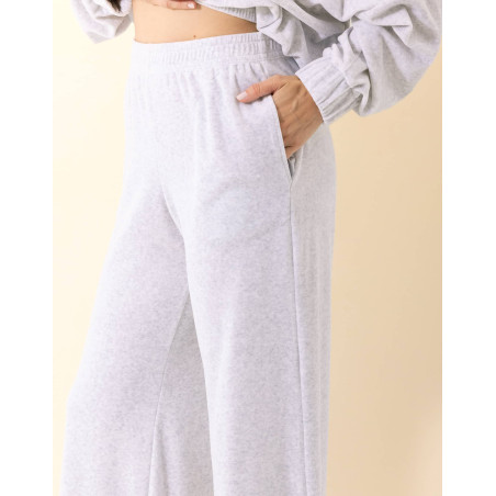 Ensemble velours  PSYCHE Gris Chine