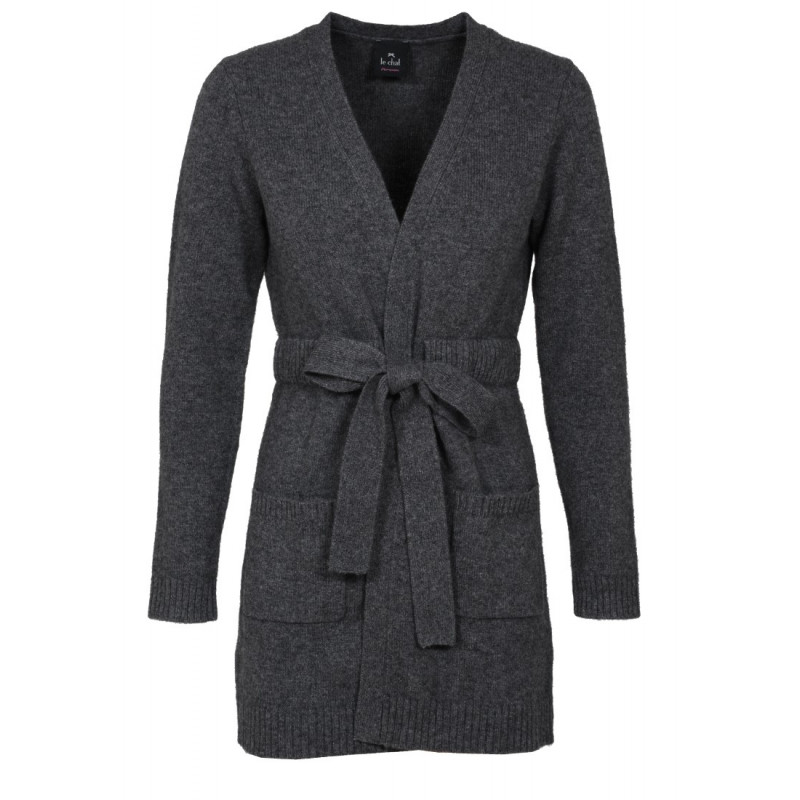 charcoal grey long cardigan