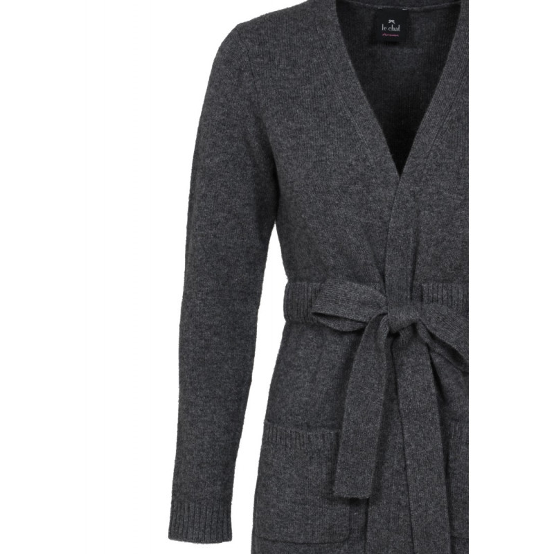 charcoal grey long cardigan